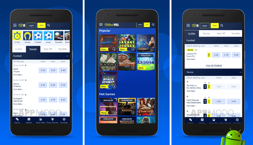 William Hill app