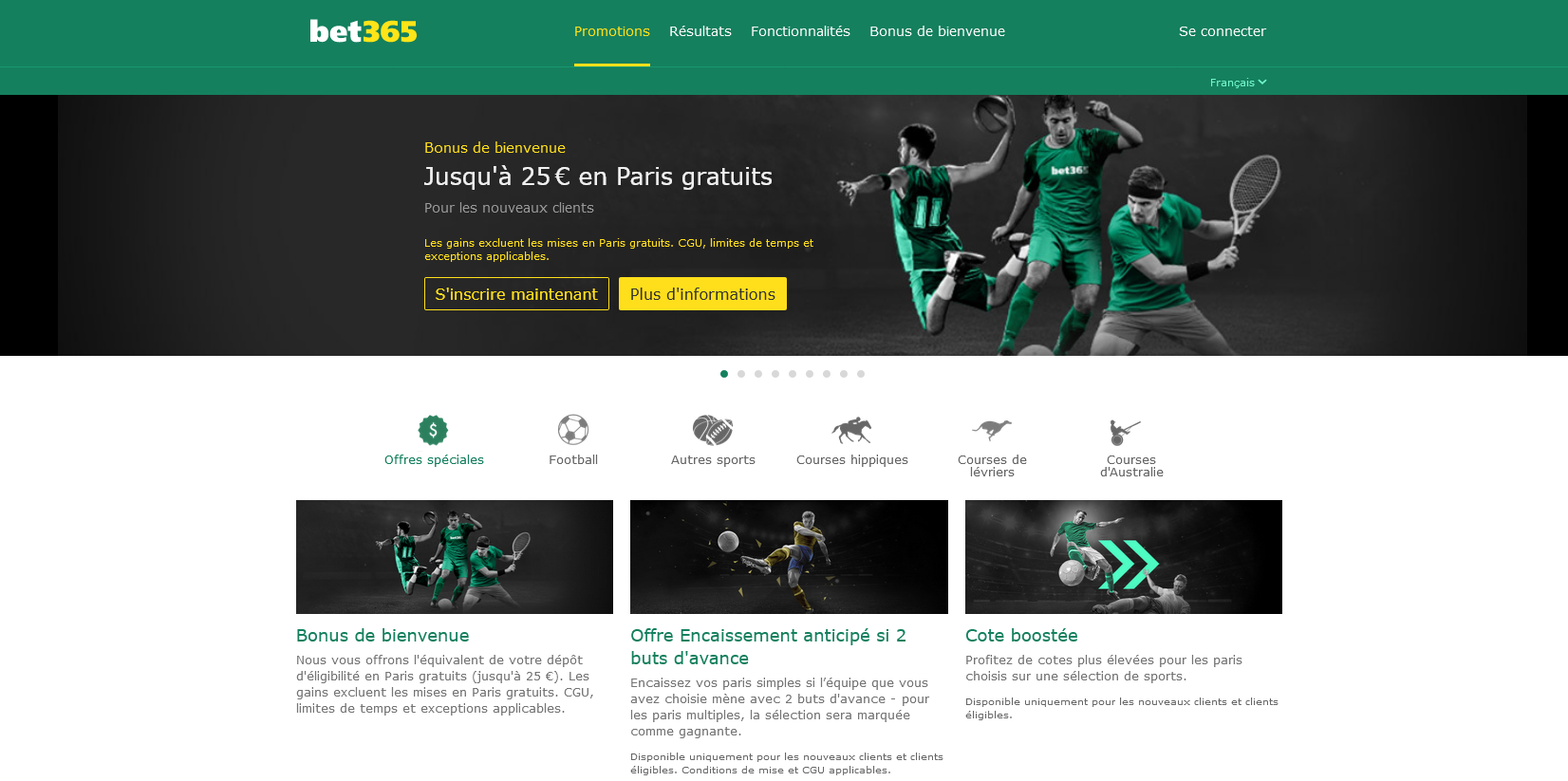 Image du bonus de bienvenue bet365 app