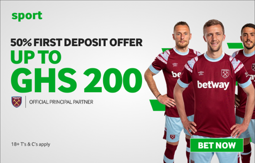 Betway Ghana Welcome Bonus