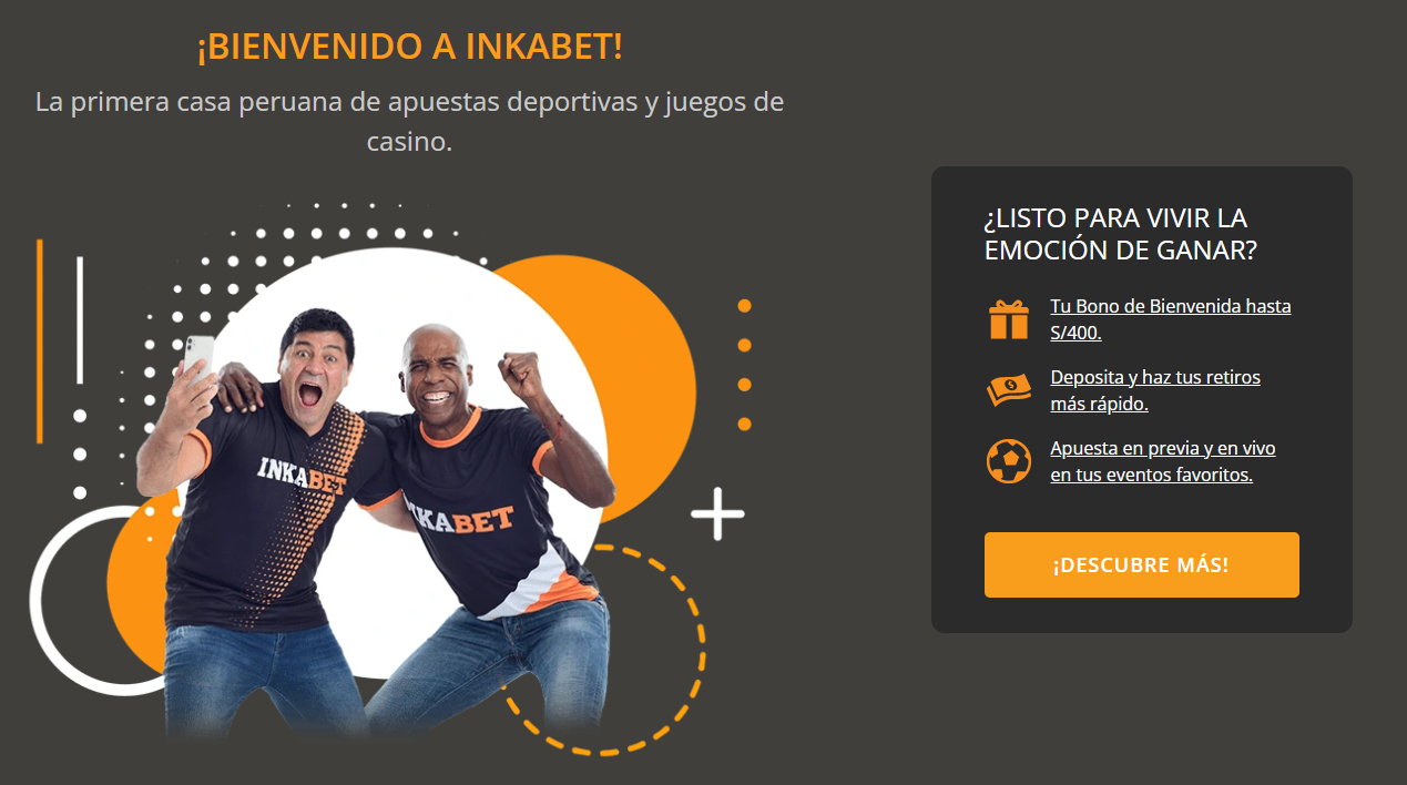 Página principal de apuestas Inkabet web