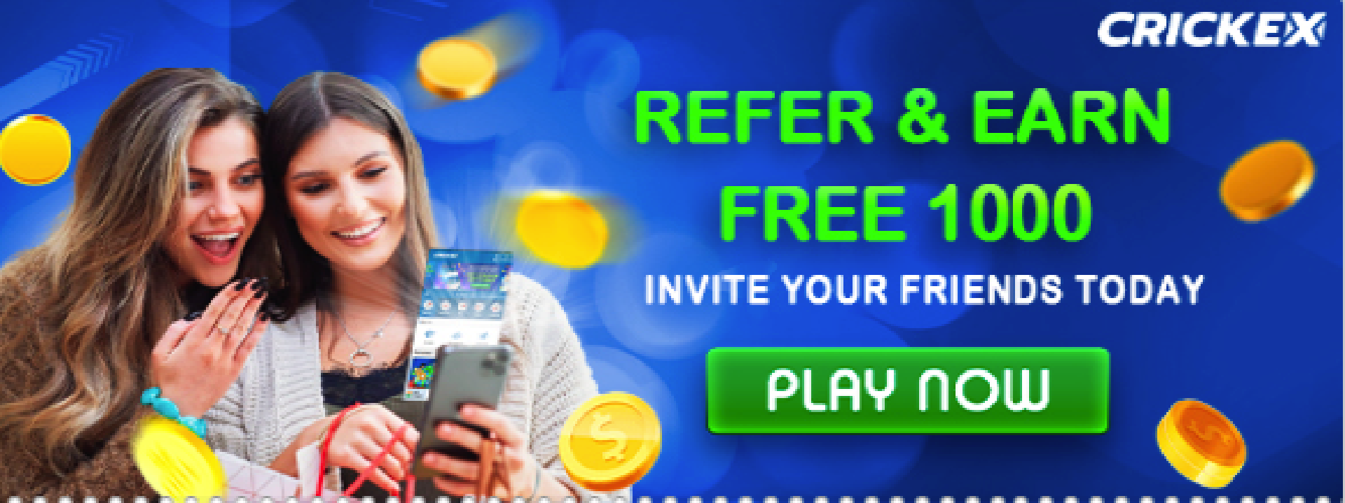 Crickex refer a friend bonus image