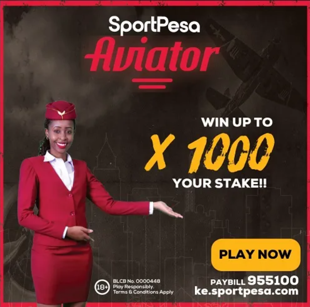 Image showing the Aviator Sport pesa section with some betting options available