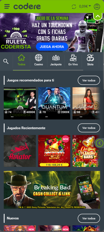 app móvil de Codere