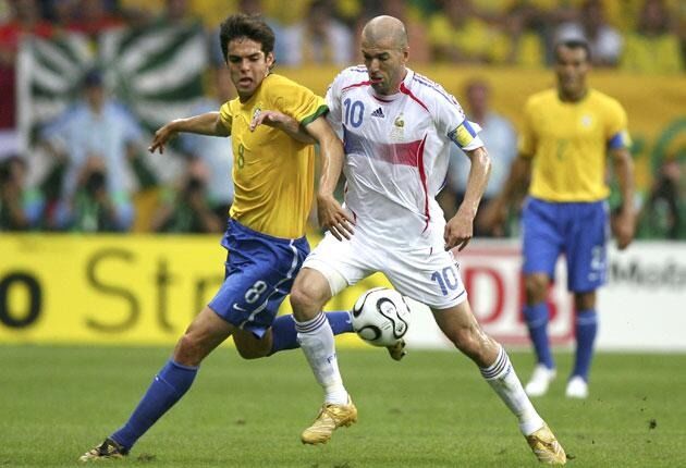 Kaká y Zidane