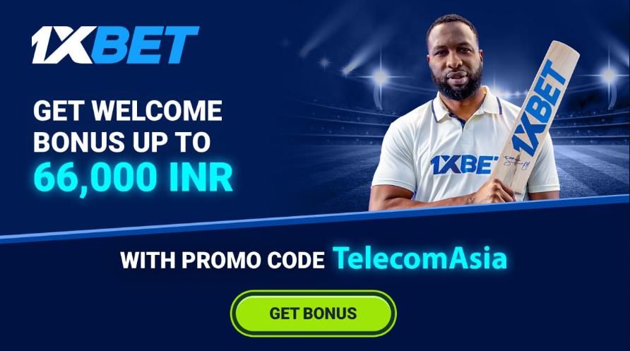 Image showing the welcome bonus of 1xBet India