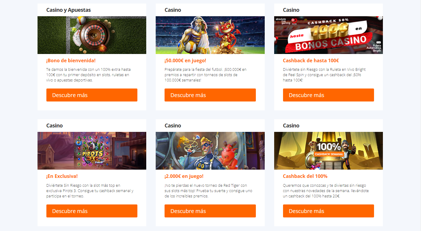 Betsson bonos en casino