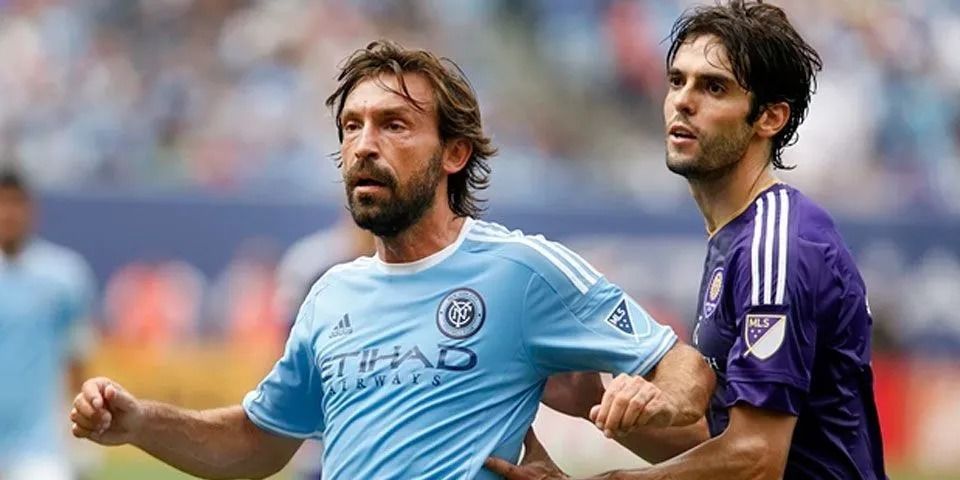 Kaká y Pirlo